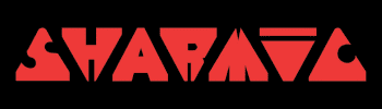 Sharmic Engineering logo in black and red colours.