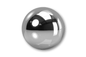 Stainless steel burnishing balls used for surface finishing and polishing