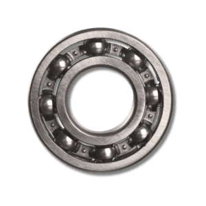 Single roller bearing used in surface finishing machinery, designed for smooth, durable, and reliable rotational support.