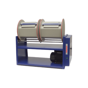 Rota Series rotary machine with two 6-litre barrels for precision finishing applications.