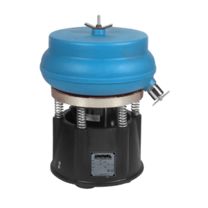 VA75 vibratory finishing machine non-tilting version with bowl in fixed horizontal position.