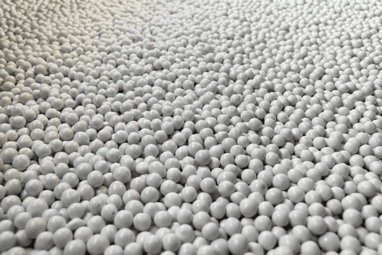3mm porcelain spheres for fine polishing, burnishing, and vibratory finishing applications.