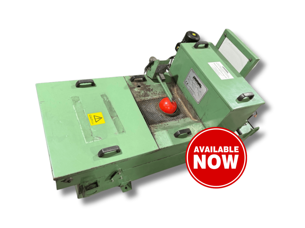 Used paper band filter top view