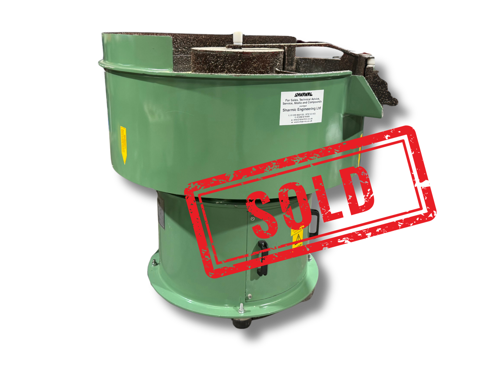 SOLD Used 125L auto unload drying machine with under 150 hours of operation in excellent condition