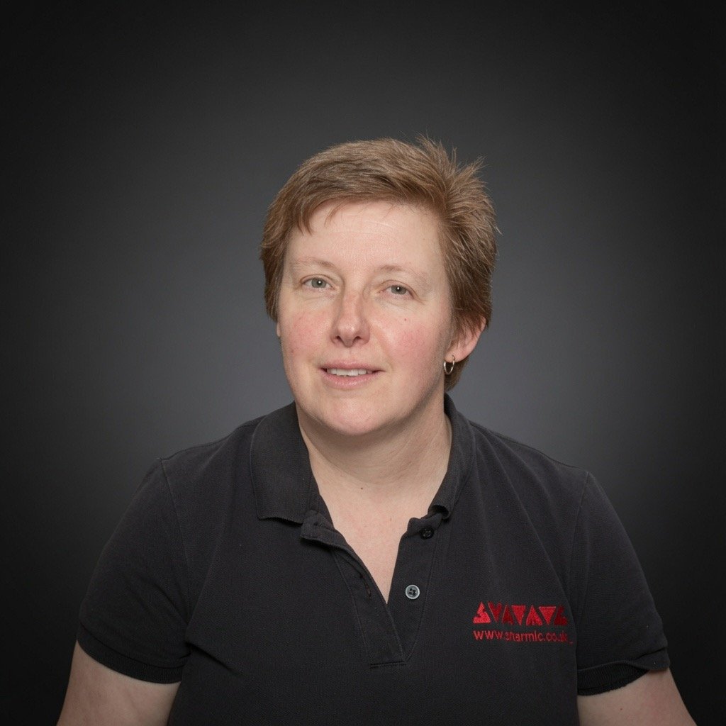 Professional portrait of Michelle Francis, Office Manager at Sharmic, supporting office administration and smooth daily operations.